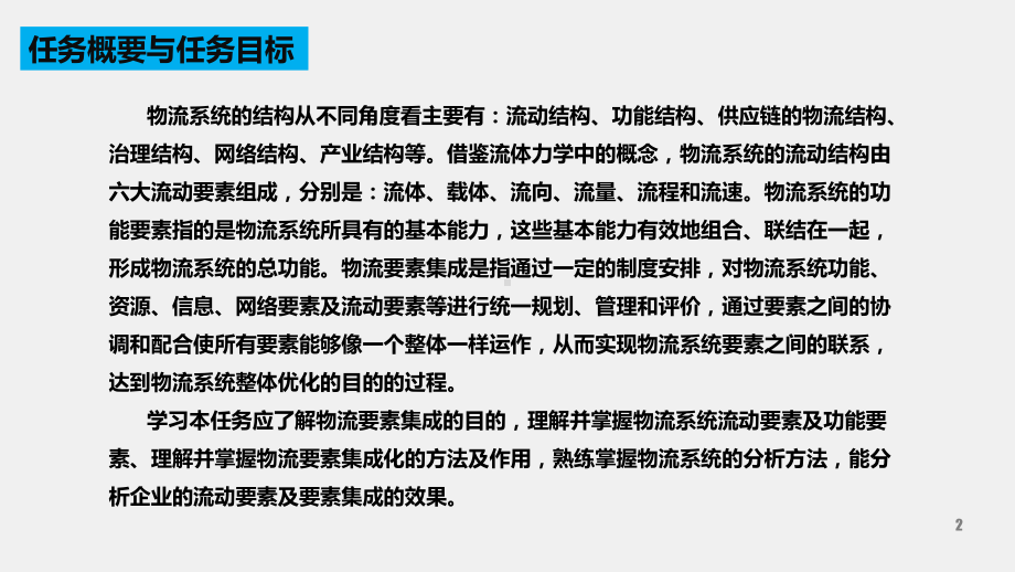 《现代物流管理》课件任务二 物流系统要素及要素集成原理.pptx_第2页