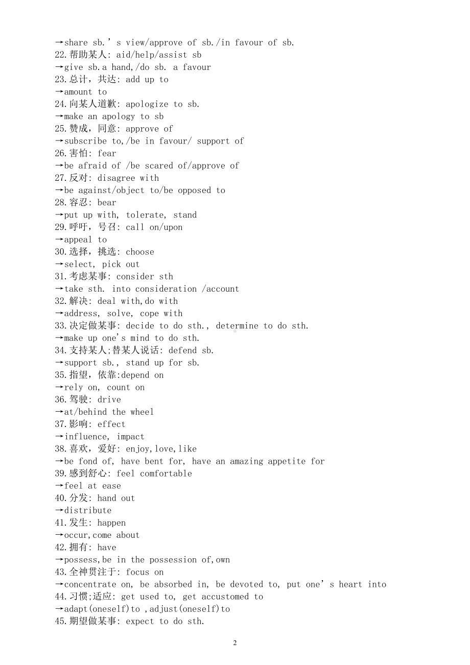 高中英语2024届高考写作普通词转变高分词汇总（共五类）.doc_第2页