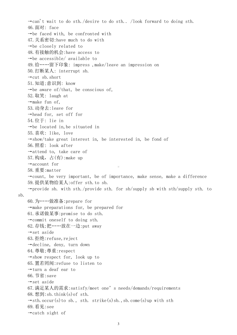 高中英语2024届高考写作普通词转变高分词汇总（共五类）.doc_第3页