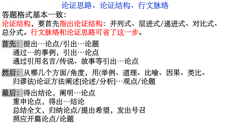 信息类文本阅读之行文脉络论证思路论证结构 ppt课件（共25张ppt）2023年中考语文三轮冲刺-2024年中考语文复习.pptx_第2页