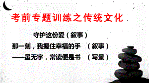 传统文化作文指导ppt课件（共38张ppt）2023年中考语文三轮冲刺-2024年中考语文复习.pptx