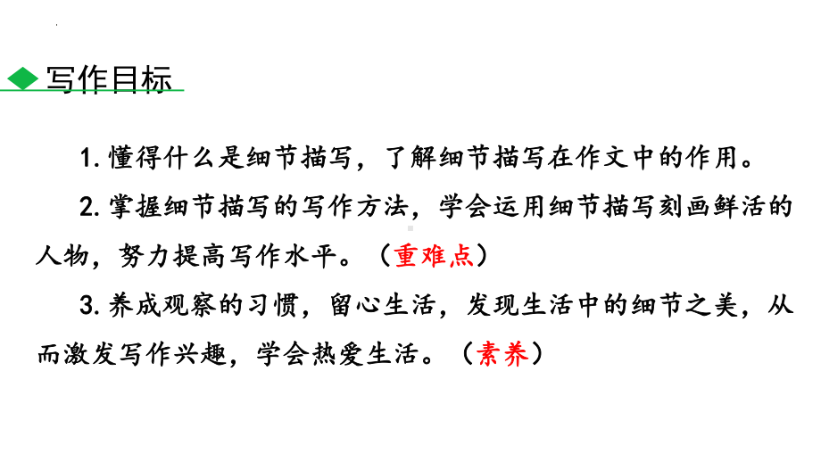 第三单元写作《抓住细节》 ppt课件-（部）统编版七年级下册《语文》.pptx_第2页