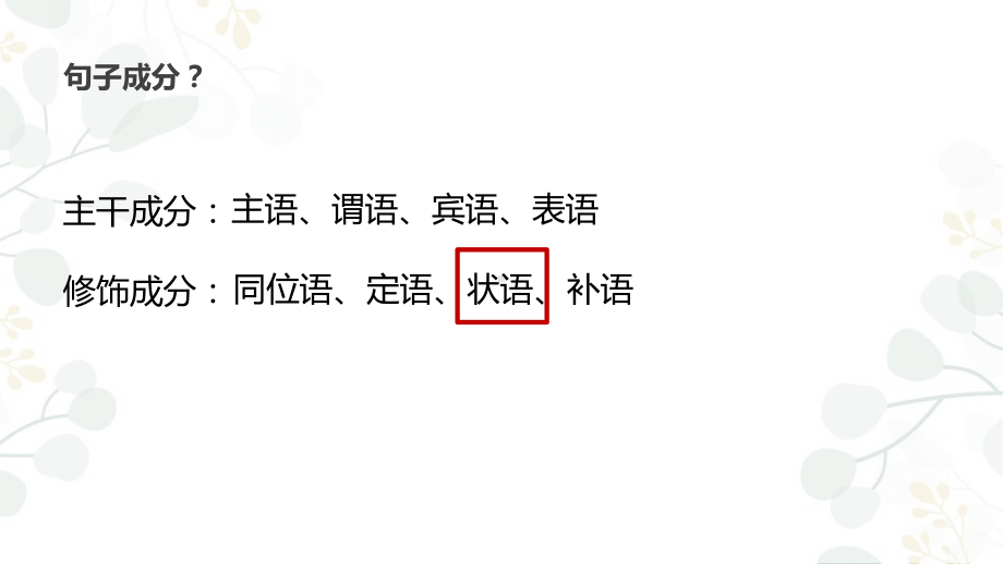 状语从句 ppt课件-2024届高考英语一轮复习-2024年高考语文复习.pptx_第2页