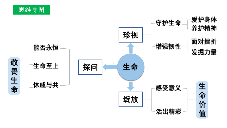 七年级上册第四单元 生命的思考 复习ppt课件-2014年中考道德与法治一轮复习-2024年中考道德与法治复习.pptx_第3页