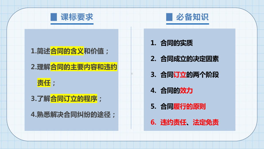 2024年高考政治复习 第三课 订约履约 诚信为本 ppt课件-2024届高考政治一轮复习统编版选择性必修二法律与生活.pptx_第2页