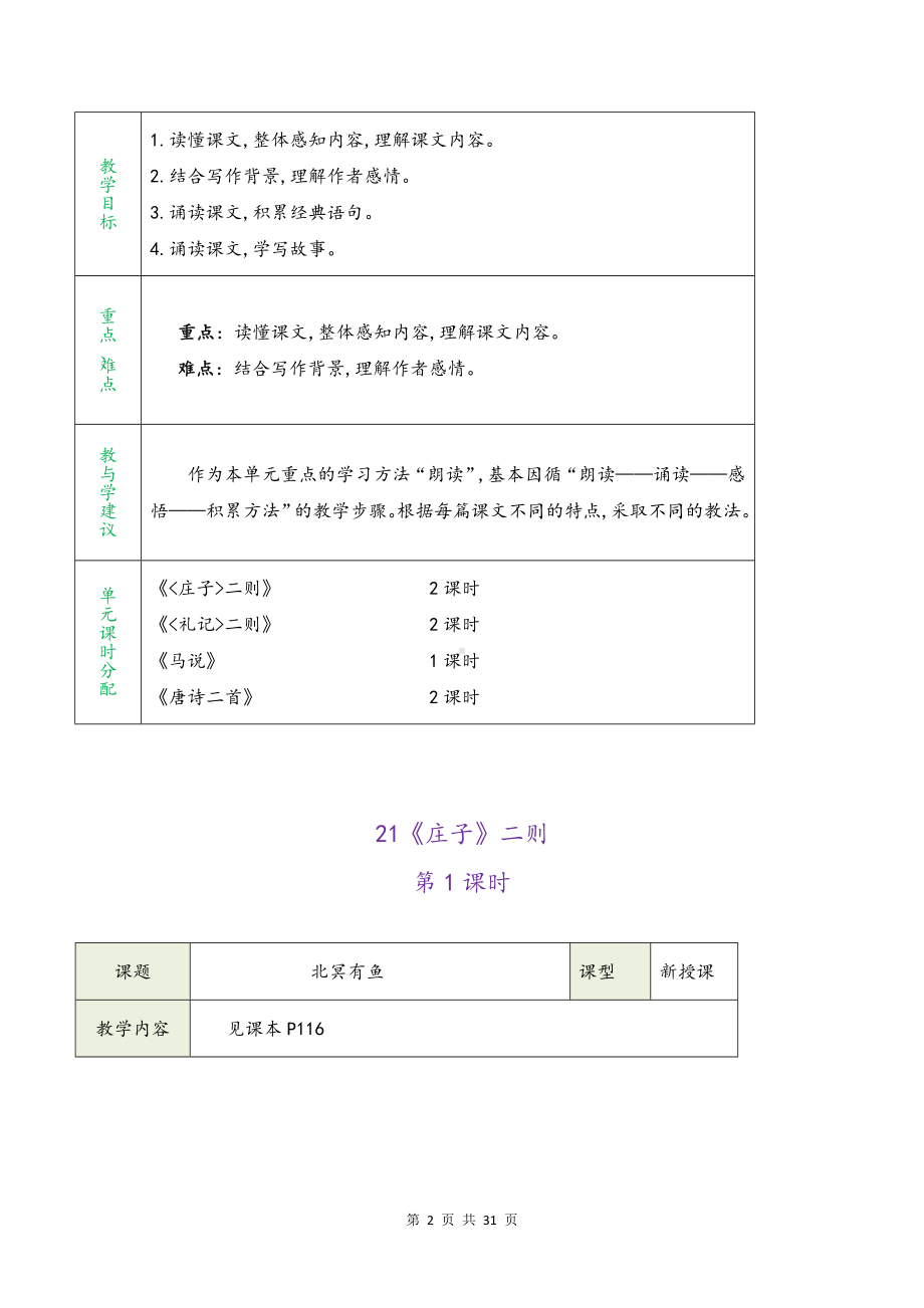 统编版八年级下册语文第六单元教案.docx_第2页