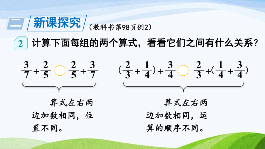 2023-2024人教版数学五年级下册《分数加减法的简便算法》.ppt_第2页