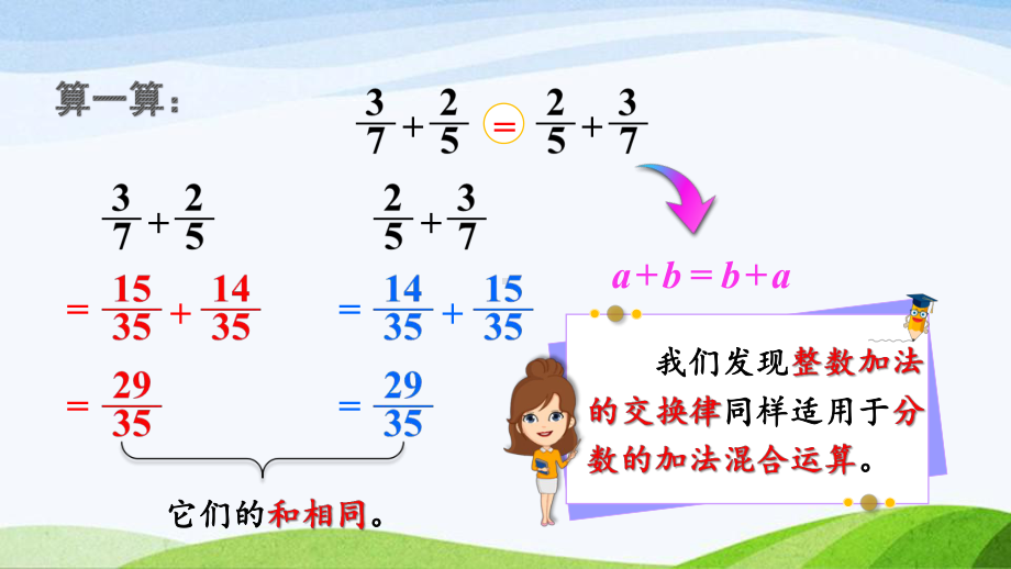 2023-2024人教版数学五年级下册《分数加减法的简便算法》.ppt_第3页