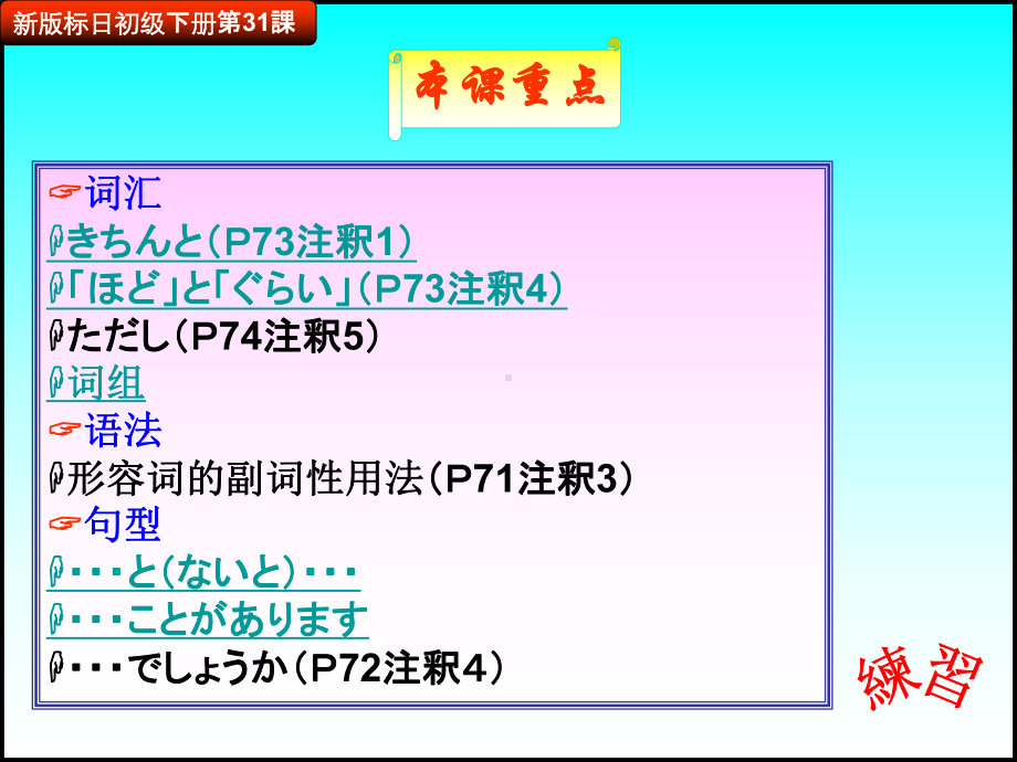 第31课 このボタンを押すと、电源が入ります（ppt课件）-2024新新版标准日本语版《高中日语》初级下册.pptx_第2页