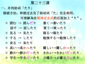 第23课 休みの 日, 散歩したり 買い物に 行ったりします（ppt课件）-2024新新版标准日本语版《高中日语》初级上册.pptx