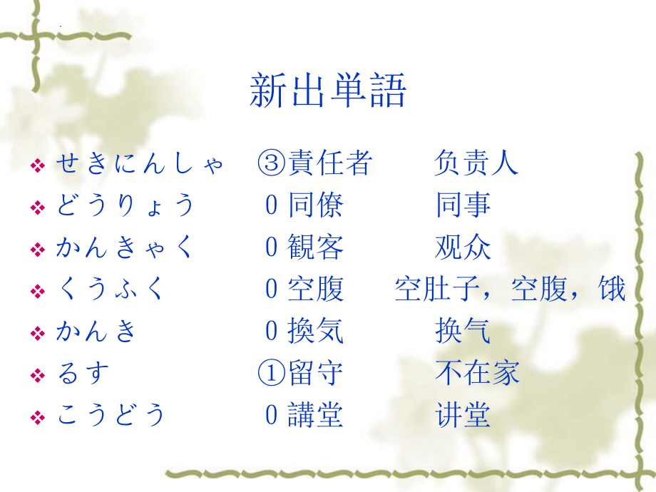 第 42 課 テレビをつけたまま、出かけてしまいました（ppt课件）-2024新新版标准日本语版《高中日语》初级下册.pptx_第2页