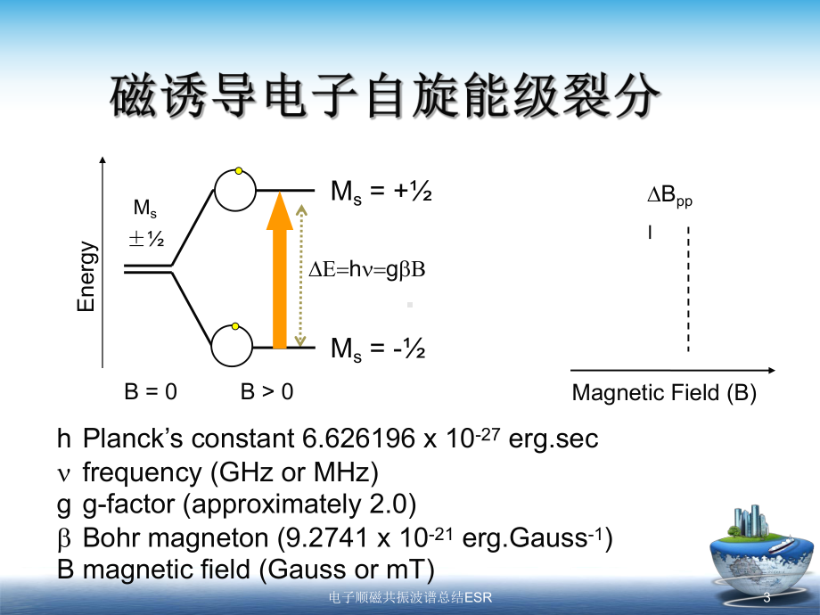 电子顺磁共振波谱总结ESR培训课件.ppt（87页）_第3页