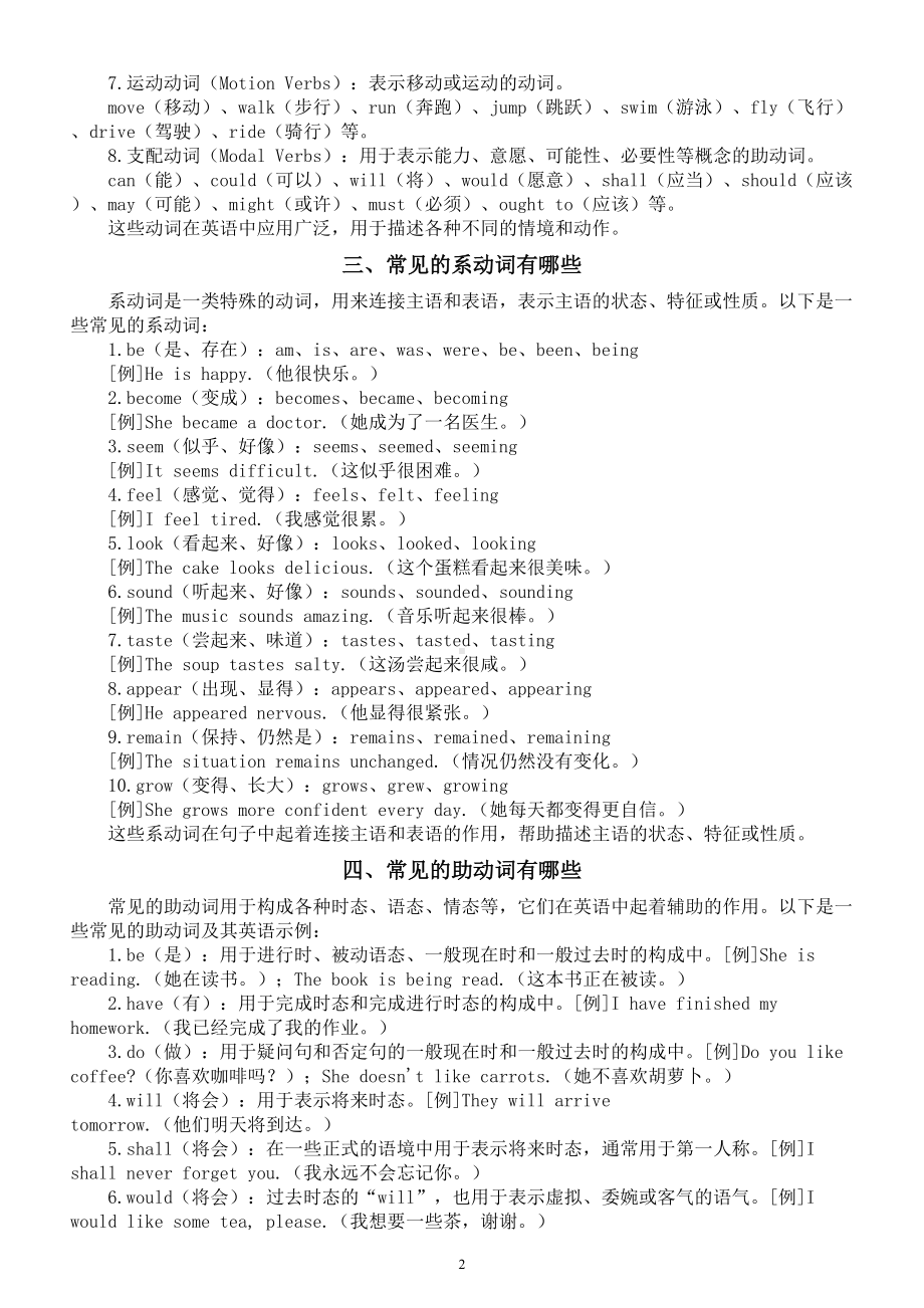 高中英语2024届高考写作常见谓语动词汇总.doc_第2页