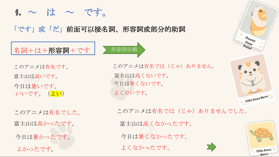 名词形容词动词敬体简体 ppt课件 2024届高考日语一轮复习-2024年高考日语复习.pptx_第3页