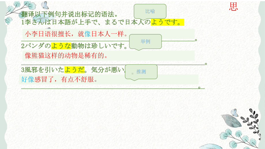 ようだ、みたいだ、らしい、そうだ区别ppt课件 -2024届高三日语一轮复习-2024年高考日语复习.pptx_第3页