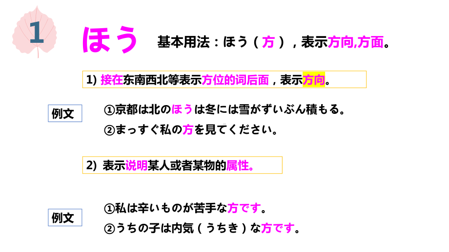 形式名词ほう・かぎり・とおり・おかげ・せいppt课件 2024届高考日语一轮复习-2024年高考日语复习.pptx_第1页