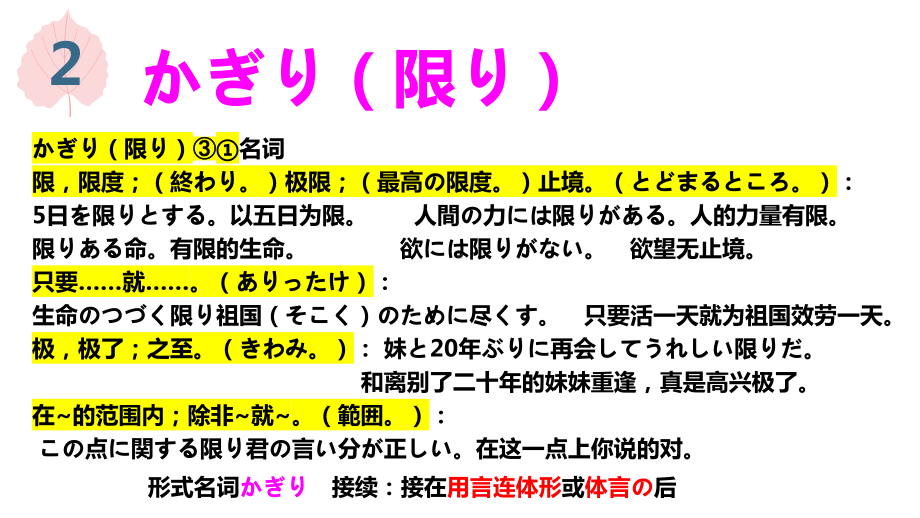 形式名词ほう・かぎり・とおり・おかげ・せいppt课件 2024届高考日语一轮复习-2024年高考日语复习.pptx_第3页