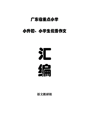 小学生满分优秀作文汇编100篇.docx