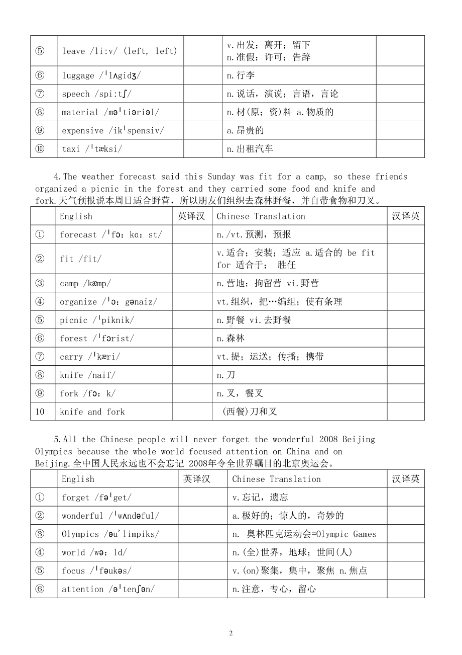 高中英语2024届高考复习背好句练词汇系列0523（共5句）.doc_第2页