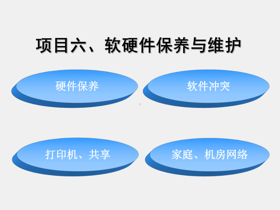 《计算机组装与维护实训教程》课件项目六、计算机软硬件的保养与维护.ppt_第2页