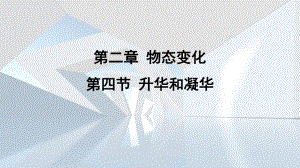 第二章 物态变化第四节 升华和凝华 课件 苏科版物理八年级上册.pptx