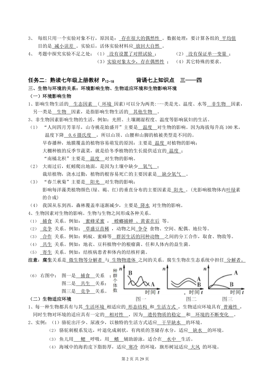 八年级中考生物总复习过关背诵资料精编版（实用必备！）.docx_第2页