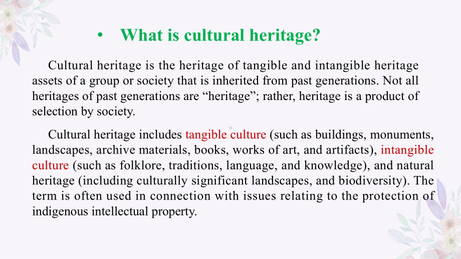 Unit 1 Cultural Heritage Listening and Speaking 公开课（ppt课件）-2024新人教版（2019）《高中英语》必修第二册.pptx_第3页