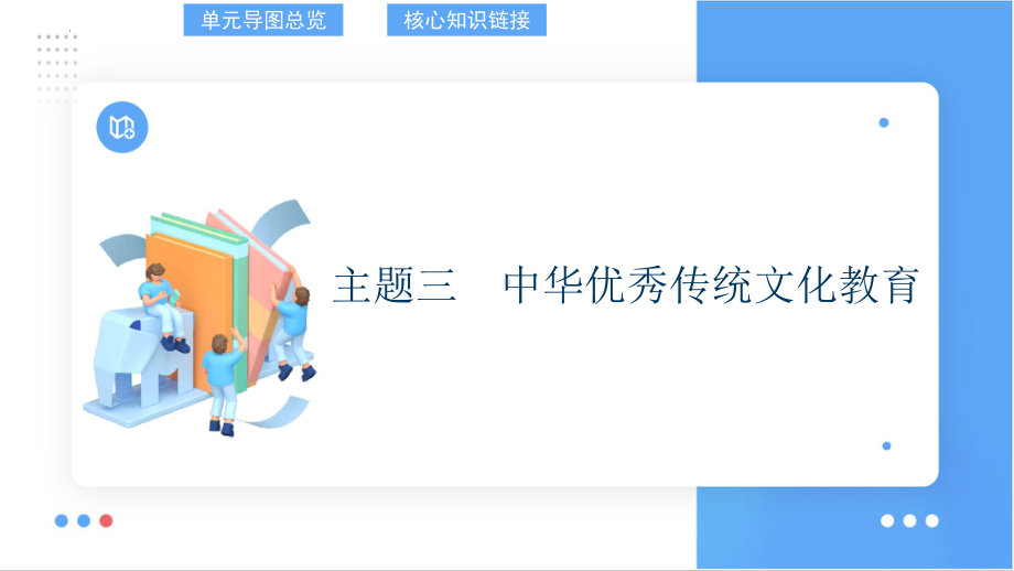 主题三 中华优秀传统文化教育 复习-2024年中考道德与法治二轮复习 ppt课件-2024年中考道德与法治复习.pptx_第1页