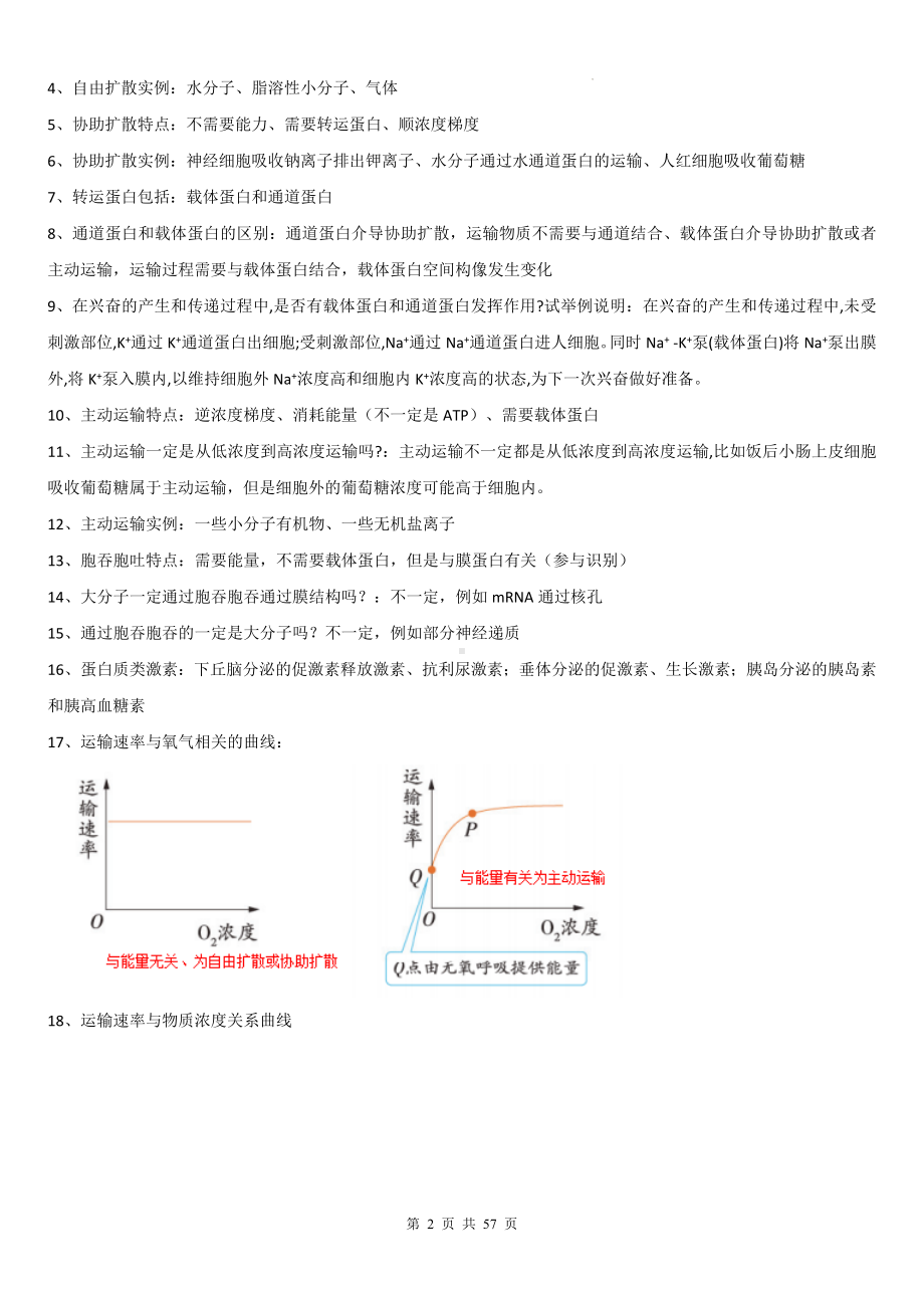 2024年高考生物考前冲刺高分必背宝典（实用！）.docx_第2页