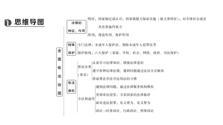 2024年中考道德与法治一轮复习法治观念专题一 全面依法治国 ppt课件-2024年中考道德与法治复习.pptx_第3页