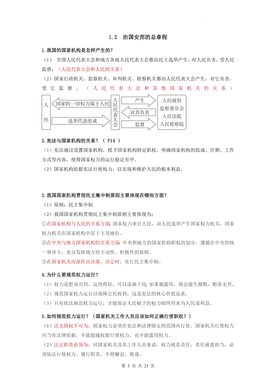 统编版八年级下册道德与法治期末复习高频考点背诵提纲（实用必备！）.docx_第3页