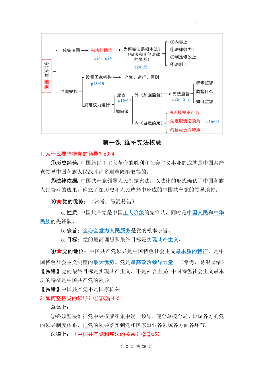 统编版道德与法治八年级下册期末知识点复习提纲（实用必备！）.docx_第3页