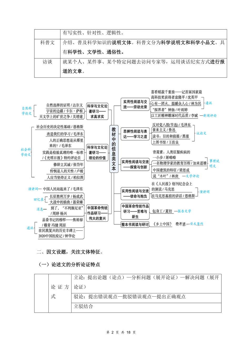 2025届高考语文复习：信息类文本阅读（含练习题及答案）.docx_第2页