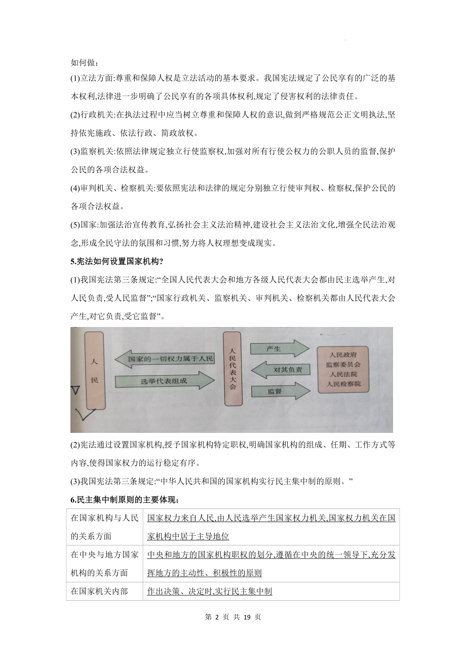 统编版道德与法治八年级下册期末复习知识点清单（实用！）.docx_第2页