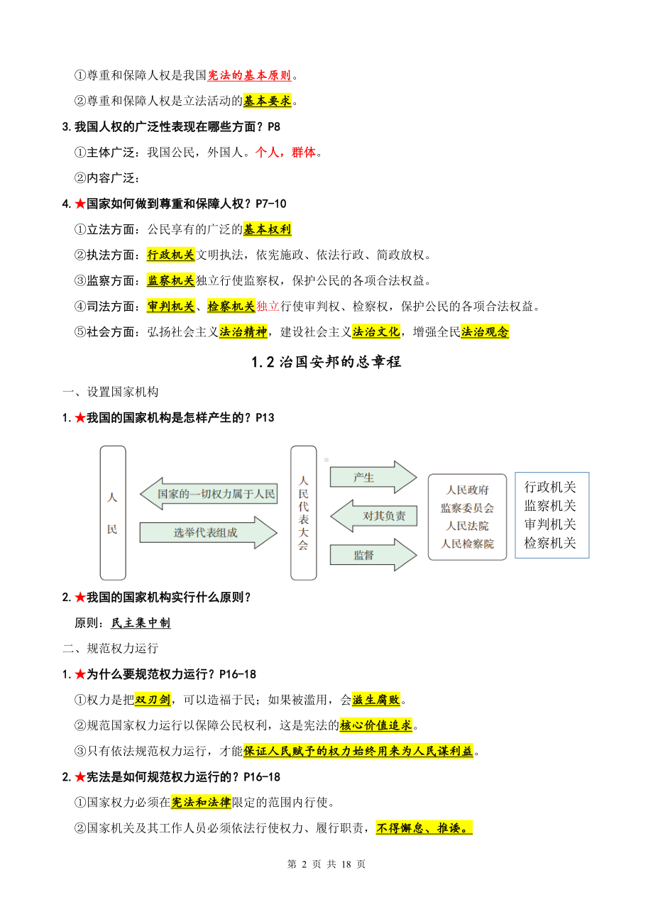 部编版道德与法治八年级下册期末复习提纲精简版（实用！）.docx_第2页