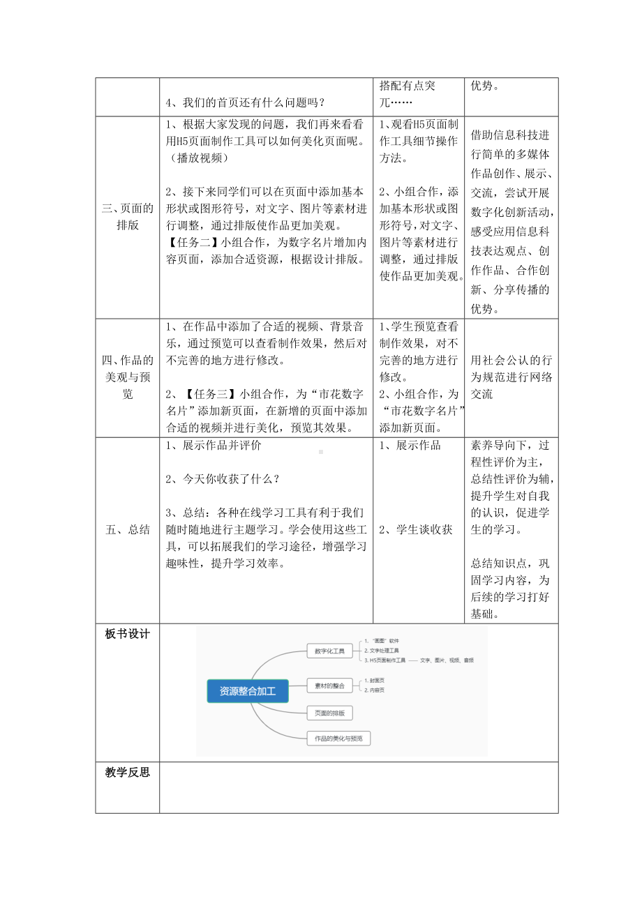 第14课《资源整合加工》 教案（表格式）-2024新浙教版三年级下册《信息科技》.doc_第2页