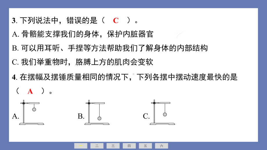 期末素养测评卷 课件 教科版科学五年级上册.pptx_第3页