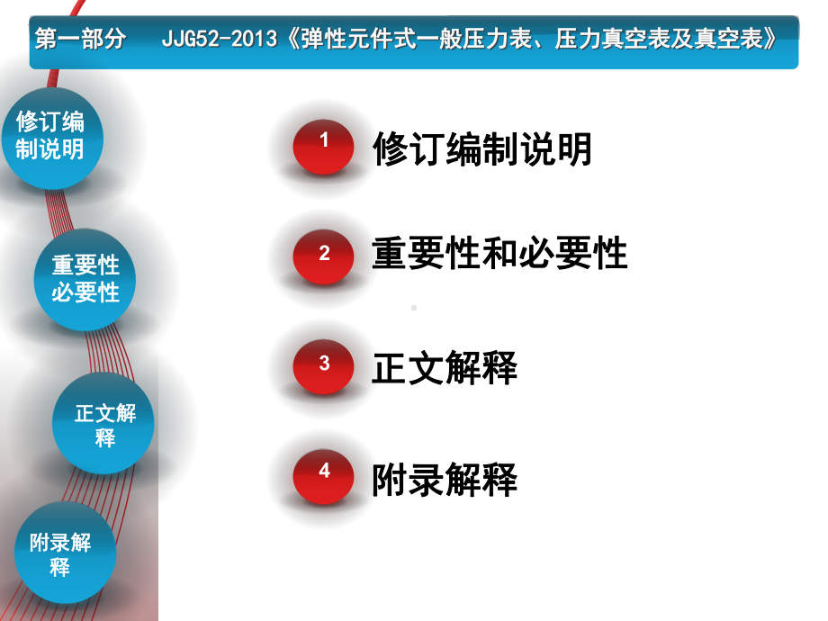 JJG52-2013《弹性元件式一般压力表、压力真空表及真空表》宣贯资料.ppt_第1页