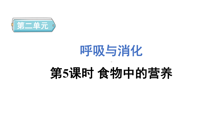 2.5食物中的营养 预习课件 2024-2025学年教科版科学四年级上册.pptx_第1页