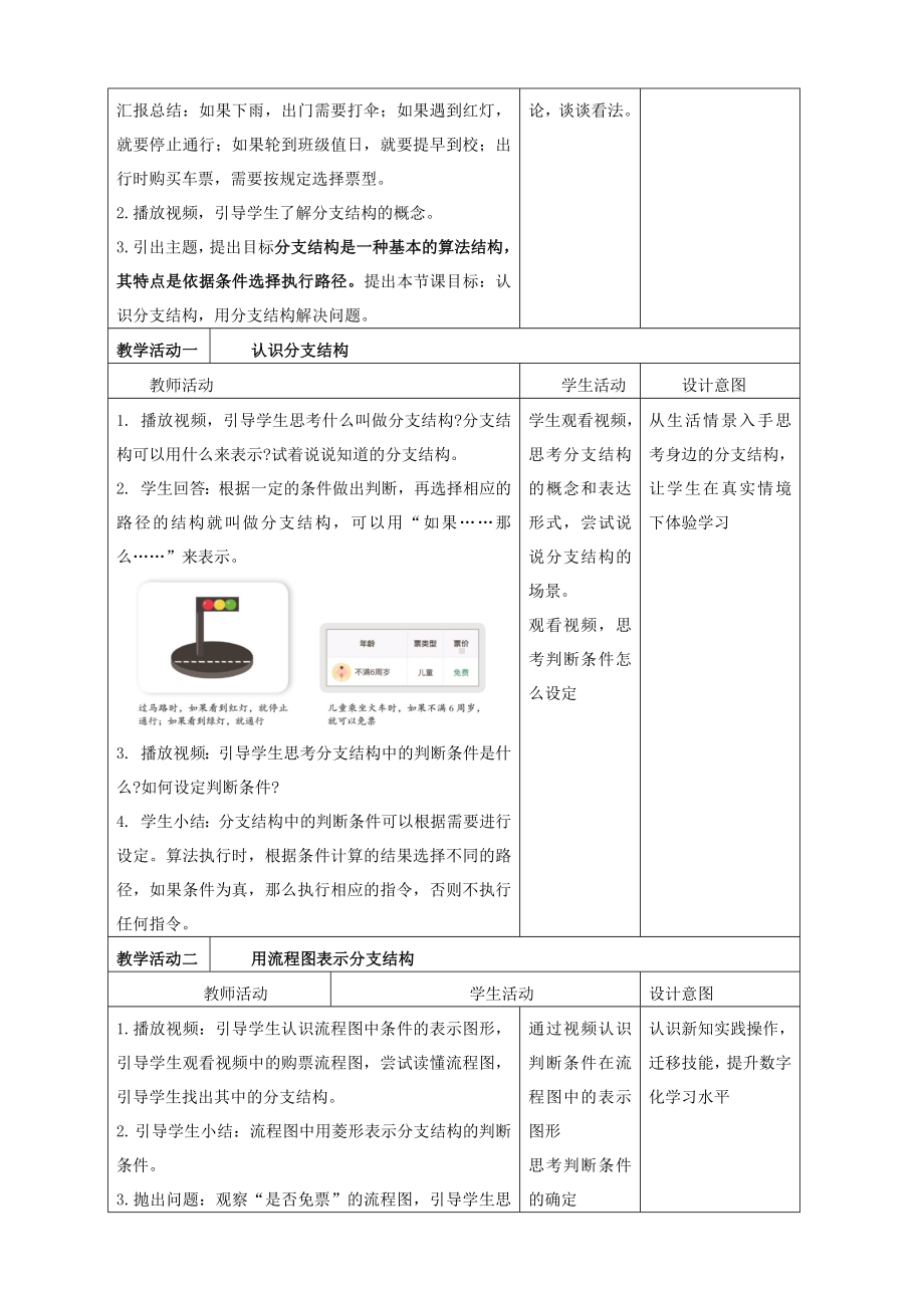 第7课 分支结构 教学设计-2024新浙教版五年级上册《信息科技》.docx_第2页