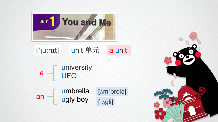 Unit 1 You and Me 单词（ppt课件）(共13张PPT)-2024新人教版七年级上册《英语》.pptx_第3页