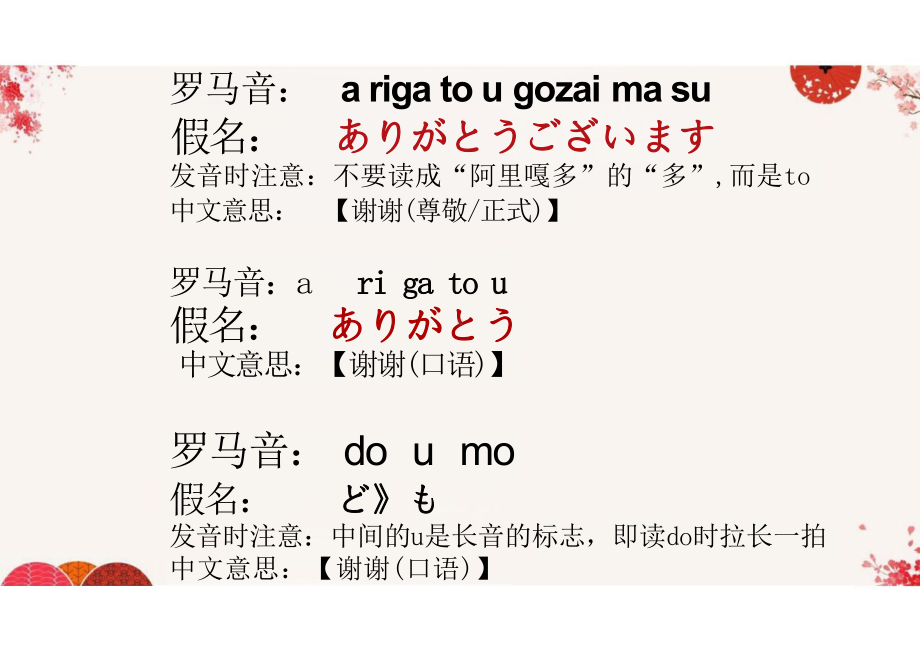 入门口语课寒暄语专项（ppt课件） -2024新人教版《初中日语》必修第一册 .pptx_第3页