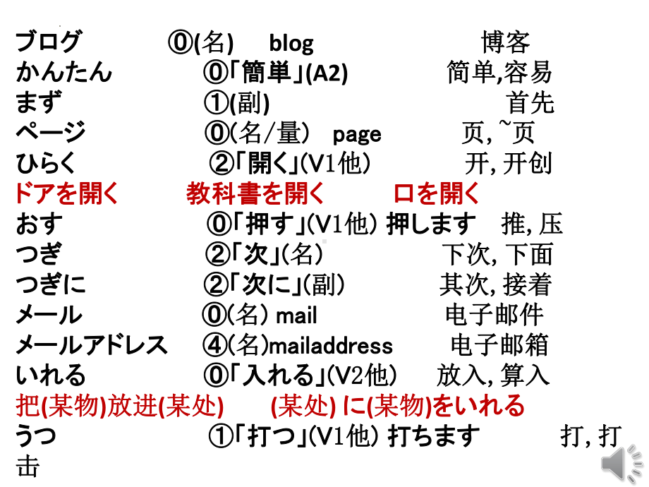 第二课 ブログ （ppt课件） -2024新人教版《初中日语》必修第二册.pptx_第3页