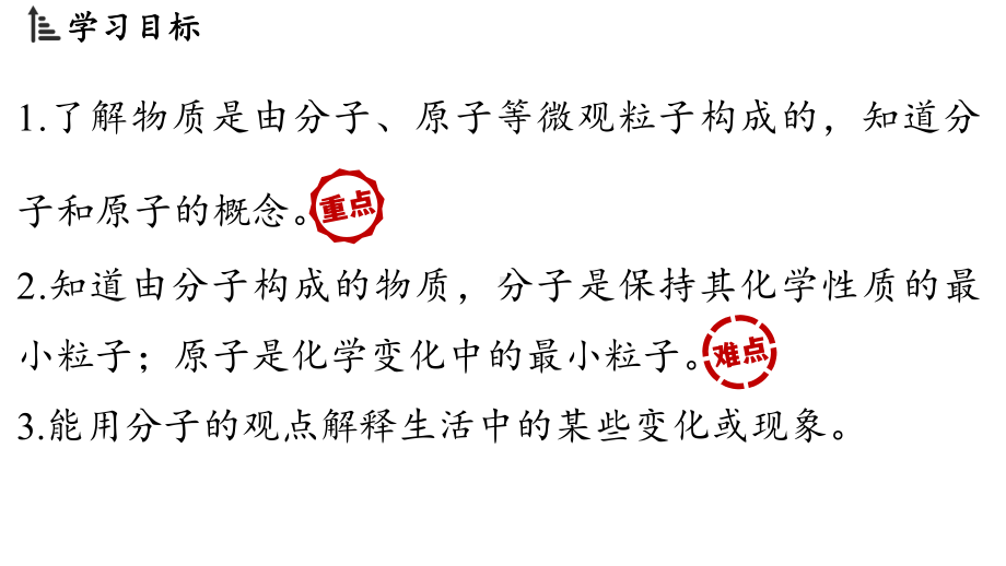 3.1分子和原子ppt课件(共39张PPT内嵌视频)-2024新人教版九年级上册《化学》.pptx_第3页