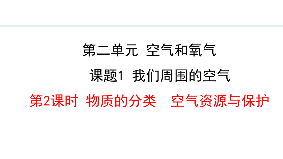 2.1.2 物质的分类空气资源与保护ppt课件(共23张PPT)-2024新人教版九年级上册《化学》.pptx_第2页