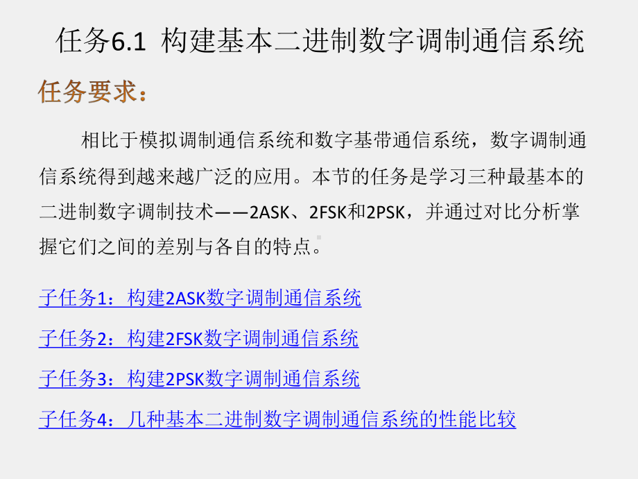 《通信原理项目式教程》课件项目6构建数字调制通信系统.pptx_第2页