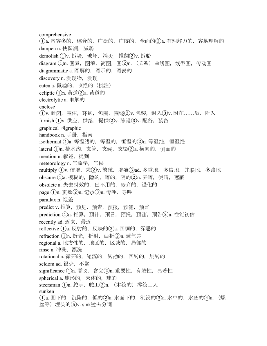 航海英文单词汇总(DOC 176页).doc_第3页