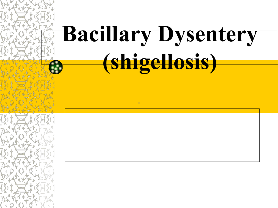 痢疾Bacillary-ysentery教学讲解课件-.ppt（34页）_第1页