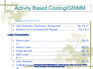 福特公司ABC成本法培训资料英文版课件.ppt（35页）