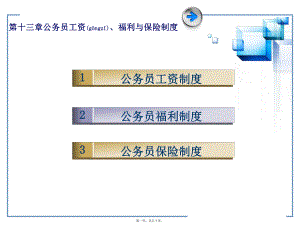 第十章公务员工资福利与保险制度课件.ppt（50页）